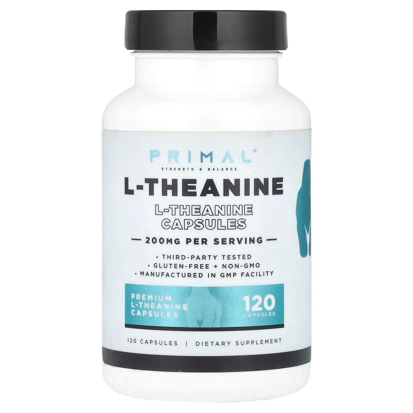 PrePrimal, L-Theanine, 200 mg, 120 Capsules - Image 1