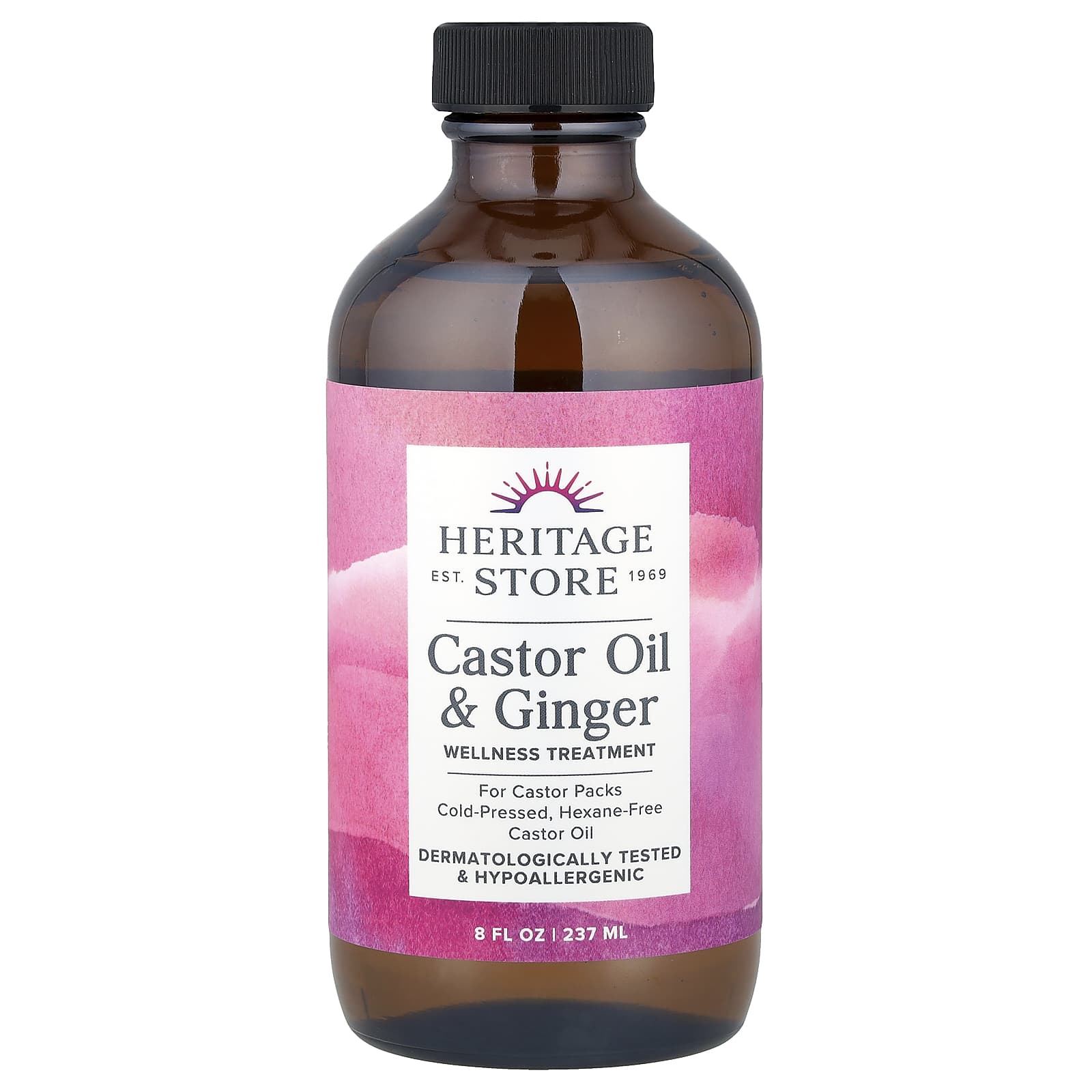 Castor Oil & Ginger for Soothing Wellness Rituals - 8 fl oz - Image 1