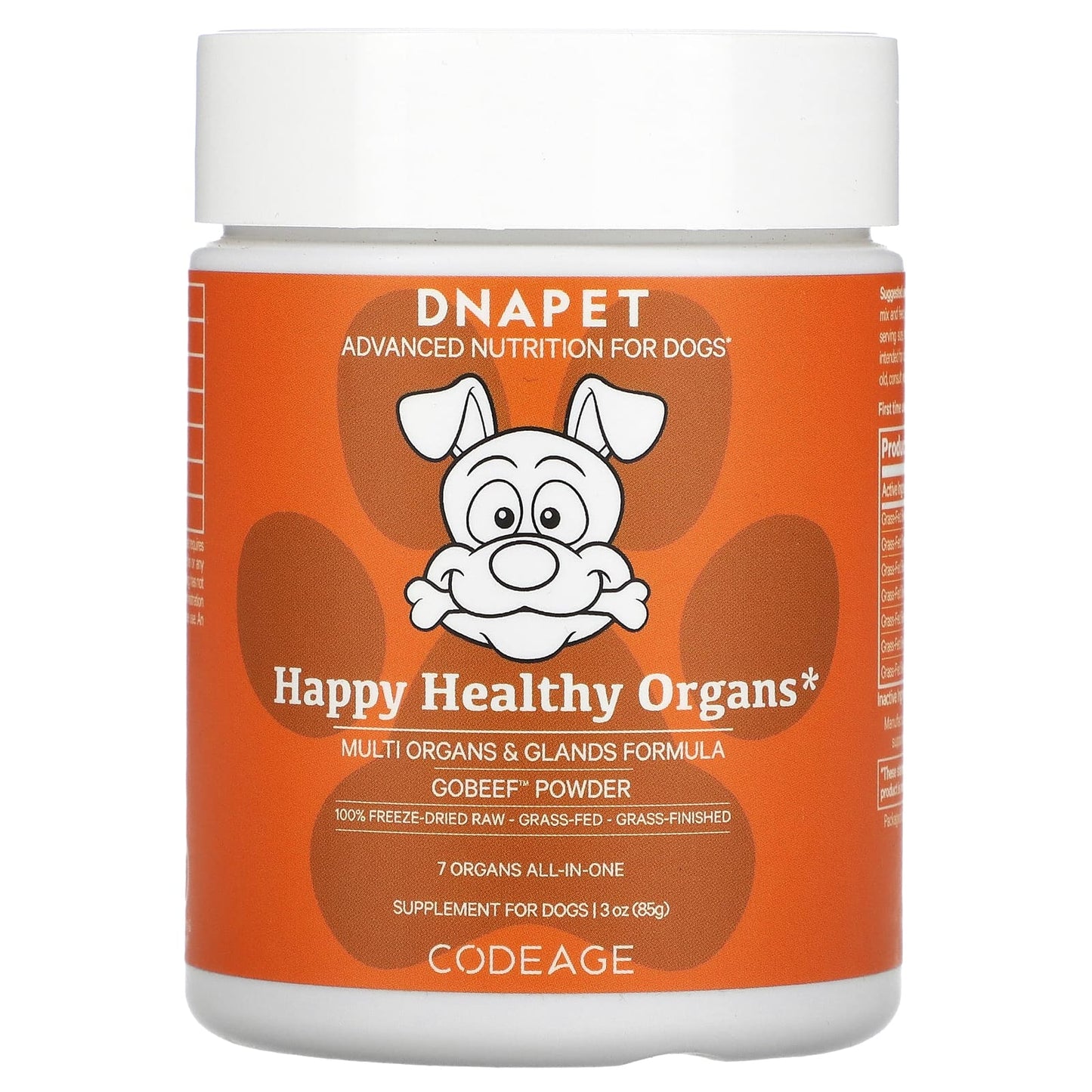 CodeAge DNA Pet - 7 Organs & Glands Formula for Happy Healthy Dogs - Image 1
