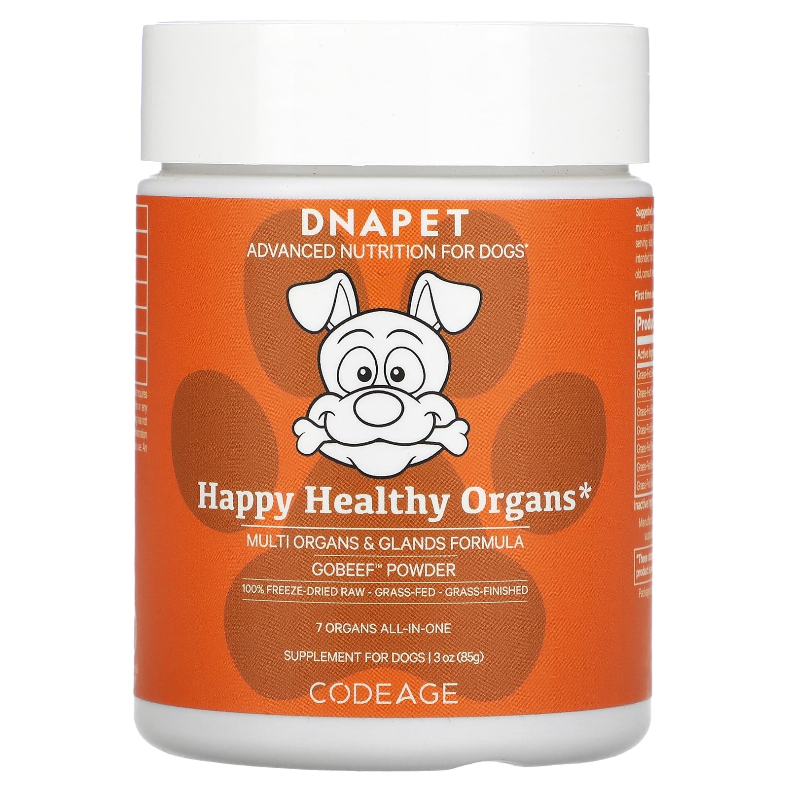 CodeAge DNA Pet - 7 Organs & Glands Formula for Happy Healthy Dogs - Image 1