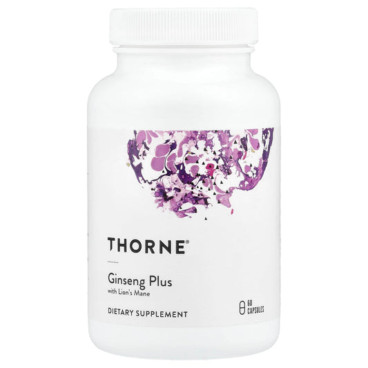 Thorne, Ginseng Plus with Lion's Mane, 60 Capsules - Image 1