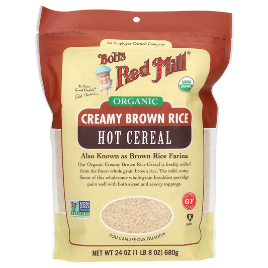 Bob's Red Mill Organic Creamy Brown Rice Hot Cereal 24 oz - Image 1