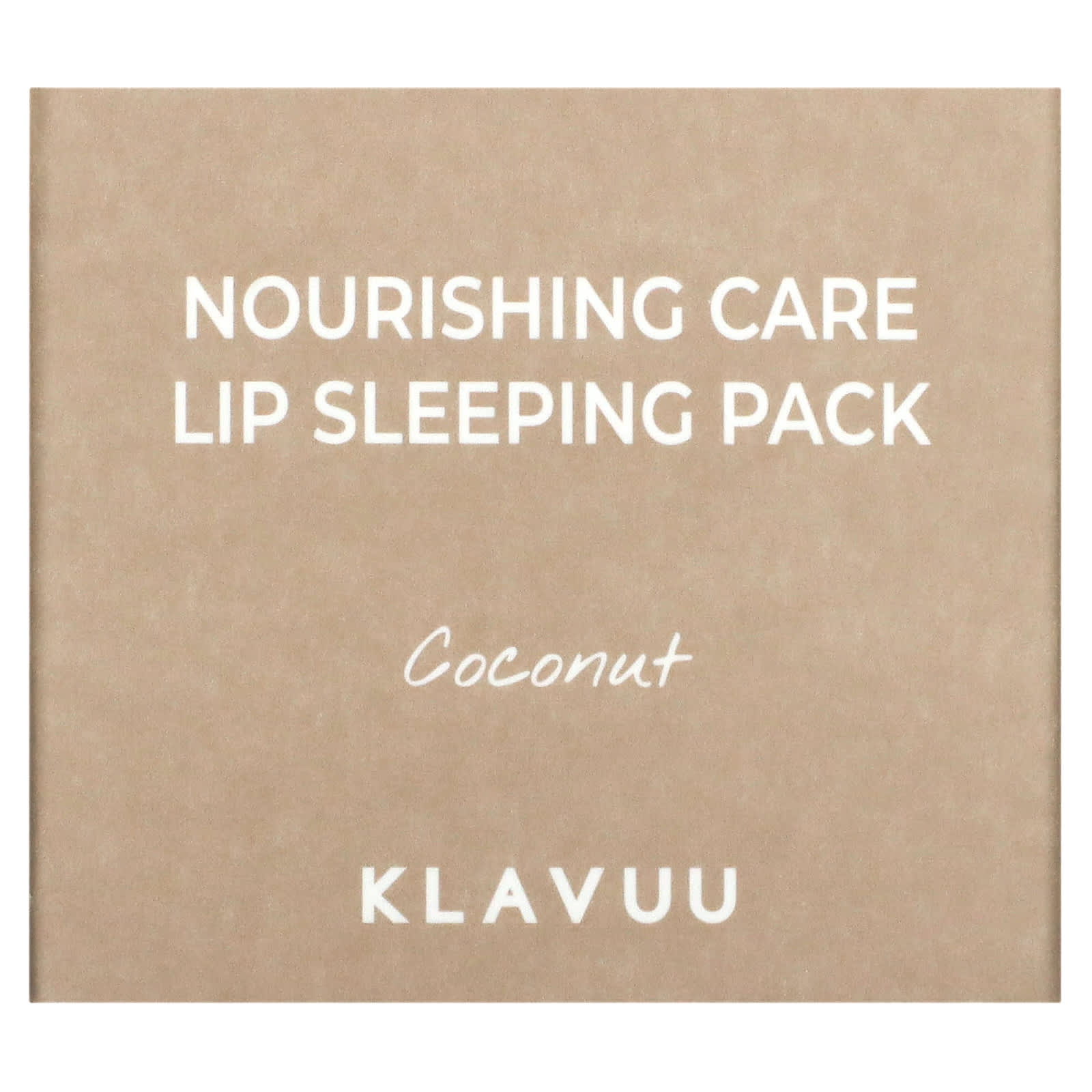 KLAVUU, Nourishing Care, Lip Sleeping Pack, Coconut, 0.70 oz (20 g) - Image 2
