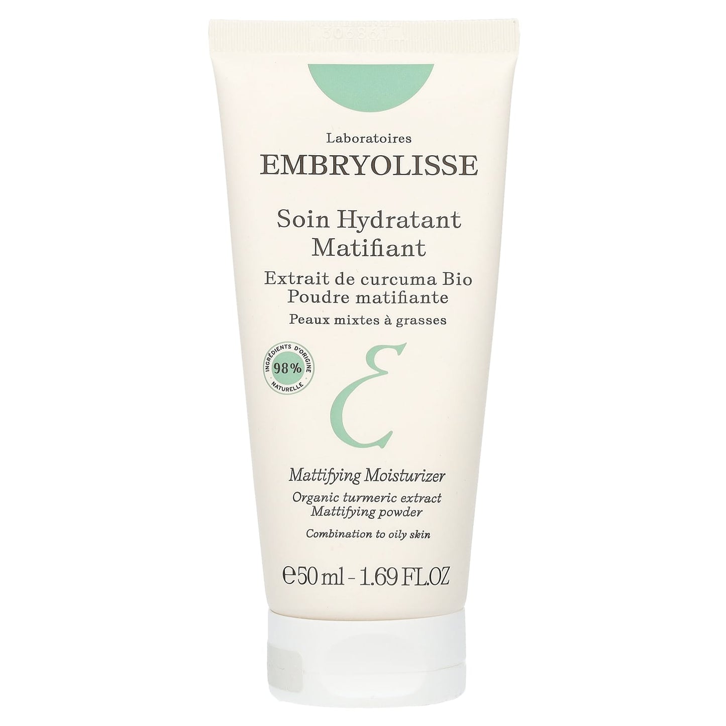 Natural Turmeric Mattifying Moisturizer for Oily Skin, 1.69 fl oz - Image 1