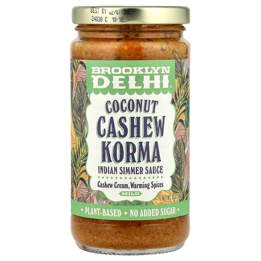 Indian Simmer Sauce | Coconut Cashew Korma, Mild, 12 oz - Image 1