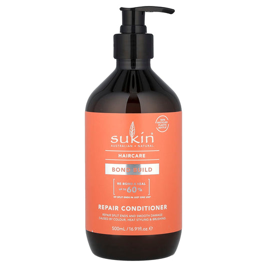 Sukin, Haircare, Bond Build, Repair Conditioner, 16.91 fl oz (500 ml) - Image 1