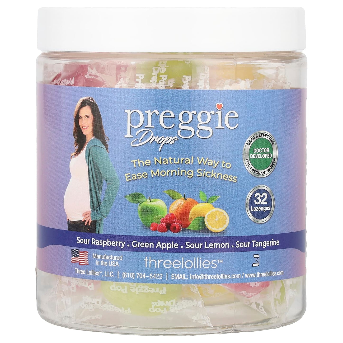 Preggie, Drops, Assorted, 32 Lozenges - Image 1