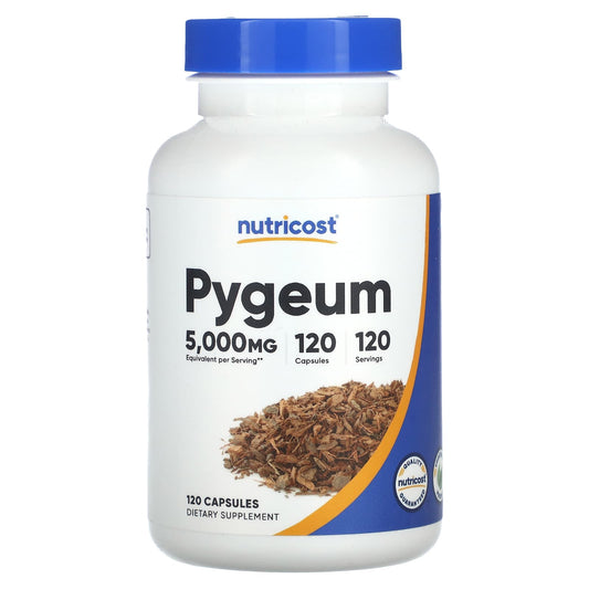 Nutricost, Pygeum, 5,000 mg, 120 Capsules - Image 1