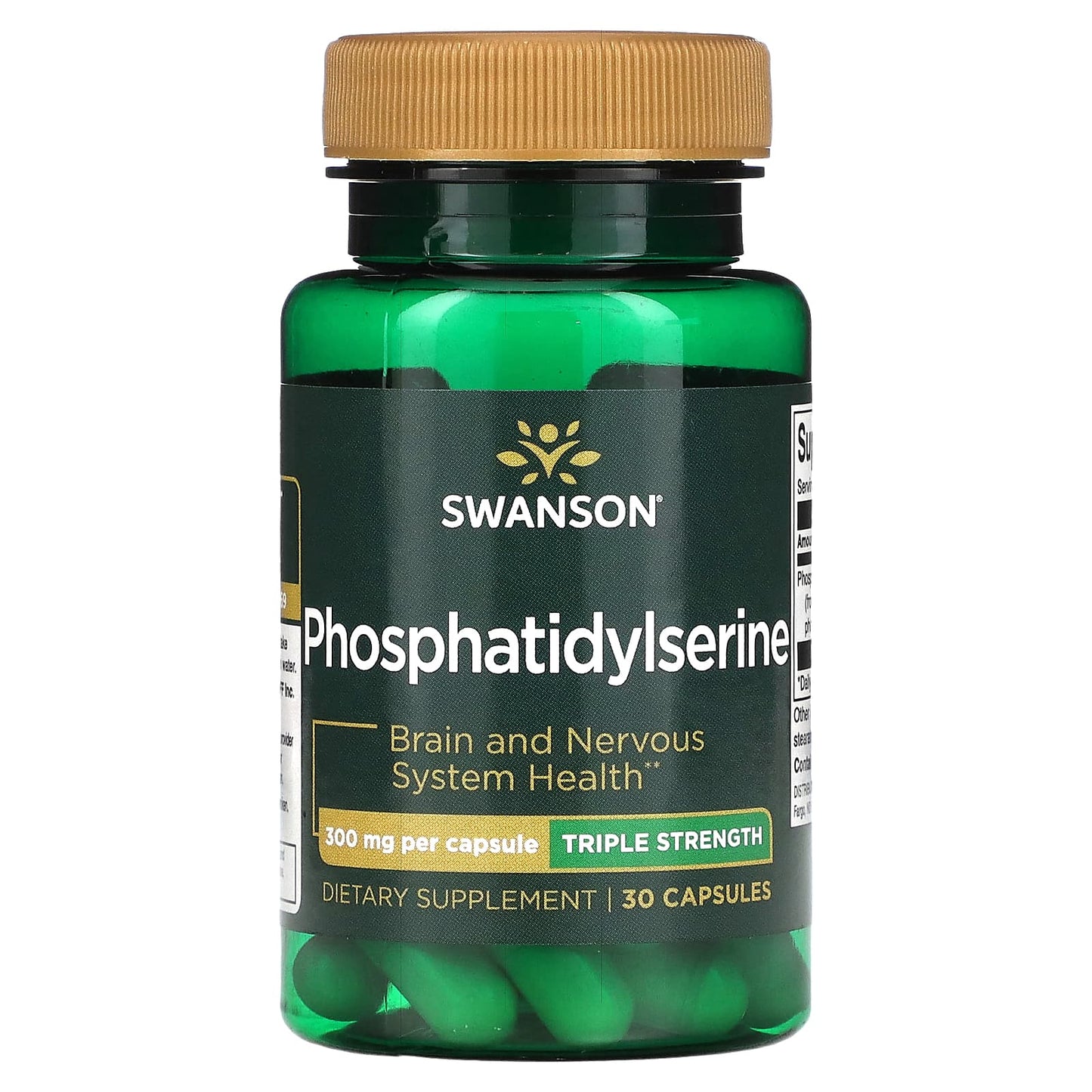 Swanson, Phosphatidylserine, 300 mg, 30 Capsules - Image 1