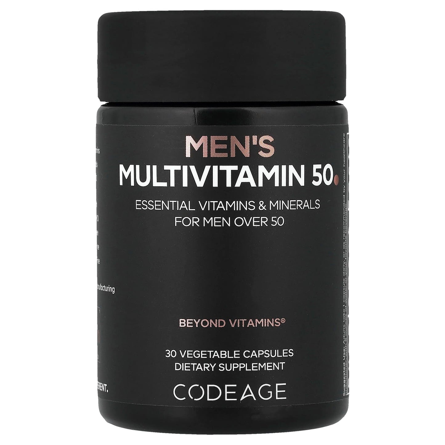 Codeage Men's Multivitamin 50+ for Optimal Health and Wellbeing - Image 1