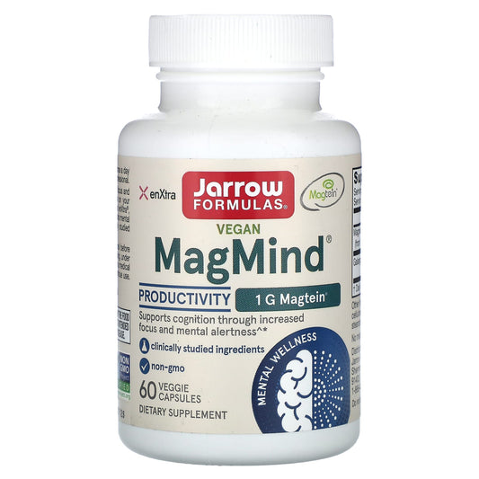 Jarrow Formulas MagMind Vegan Productivity Supplement 60 Capsules - Image 1