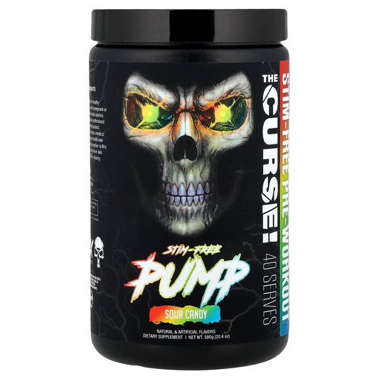 JNX Sports Stim-Free Pre-Workout: The Curse! Pumps - Image 1