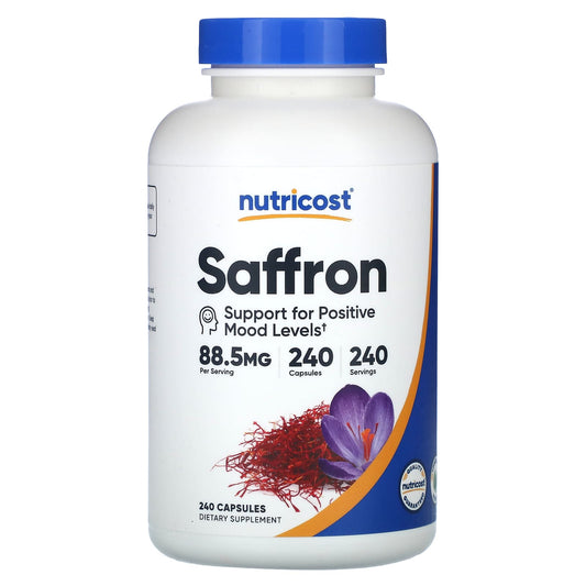 Nutricost, Saffron, 88.5 mg , 240 Capsules - Image 1