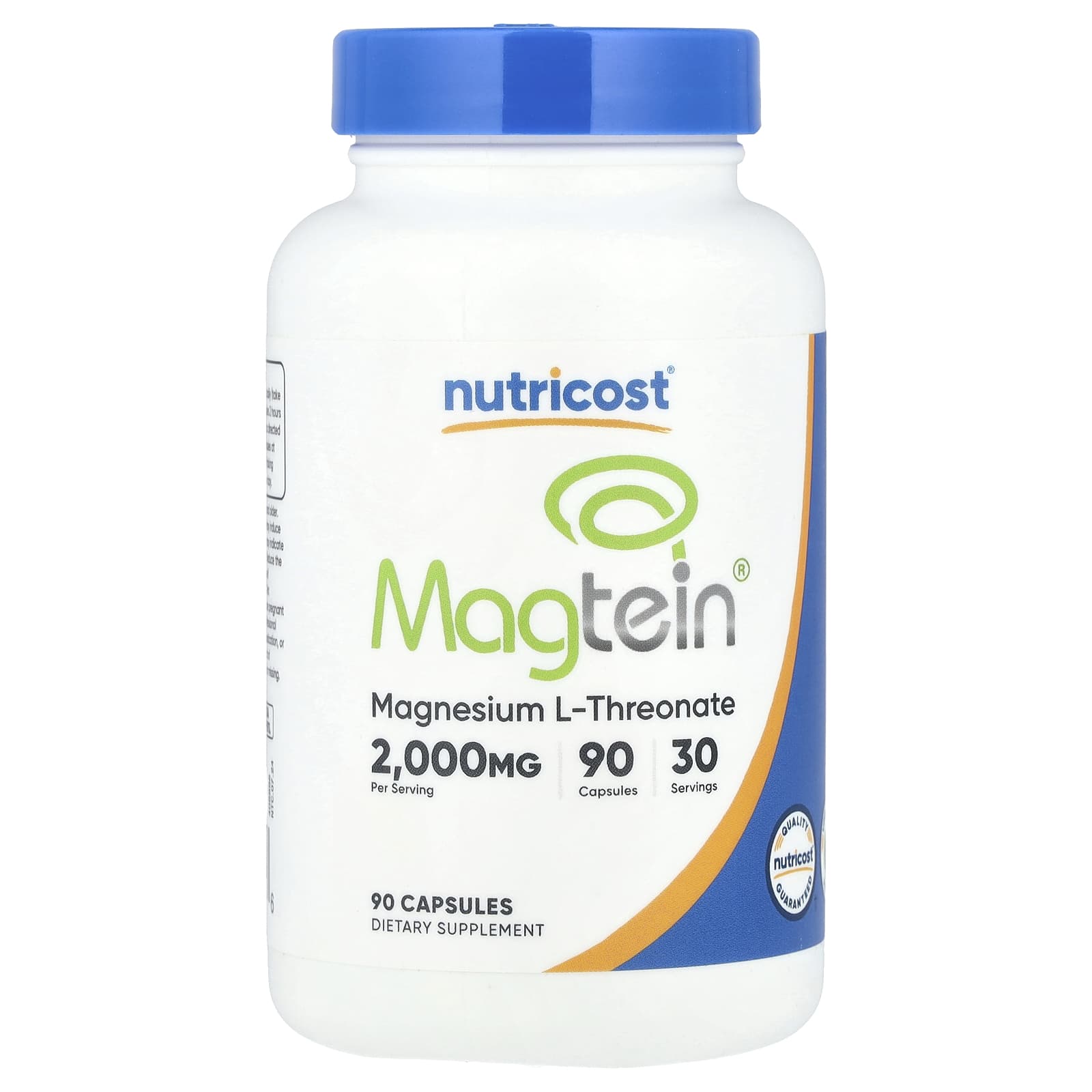 Nutricost, Magtein®, Magnesium L-Threonate, 90 Capsules (666 mg per Capsule) - Image 1