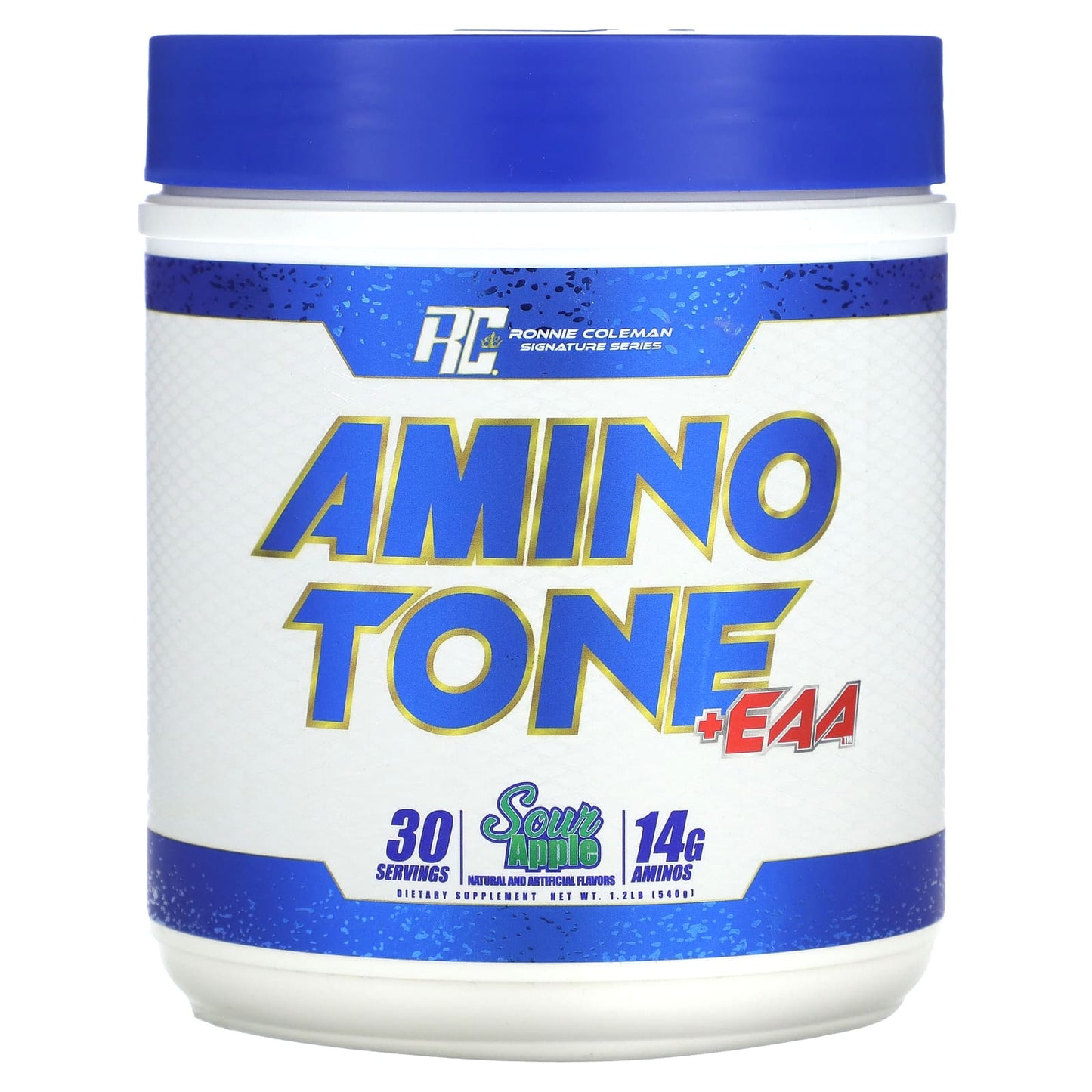 Ronnie Coleman, Signature Series, Amino Tone + EAA™, Sour Apple, 1.2 lb (540 g) - Image 1