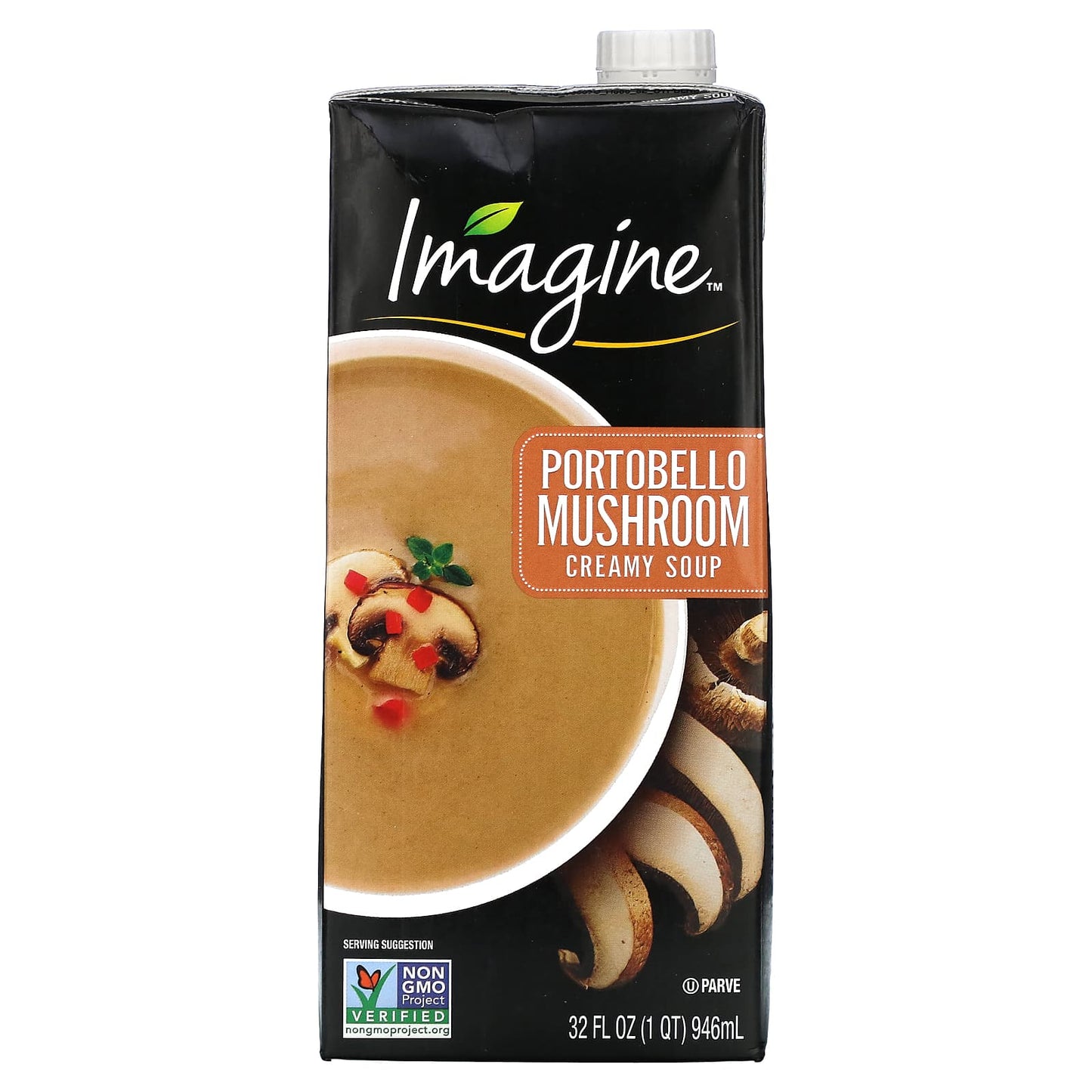 Indulge in Creamy Portobello Mushroom Soup by Imagine Soups, 32 fl oz - Image 1