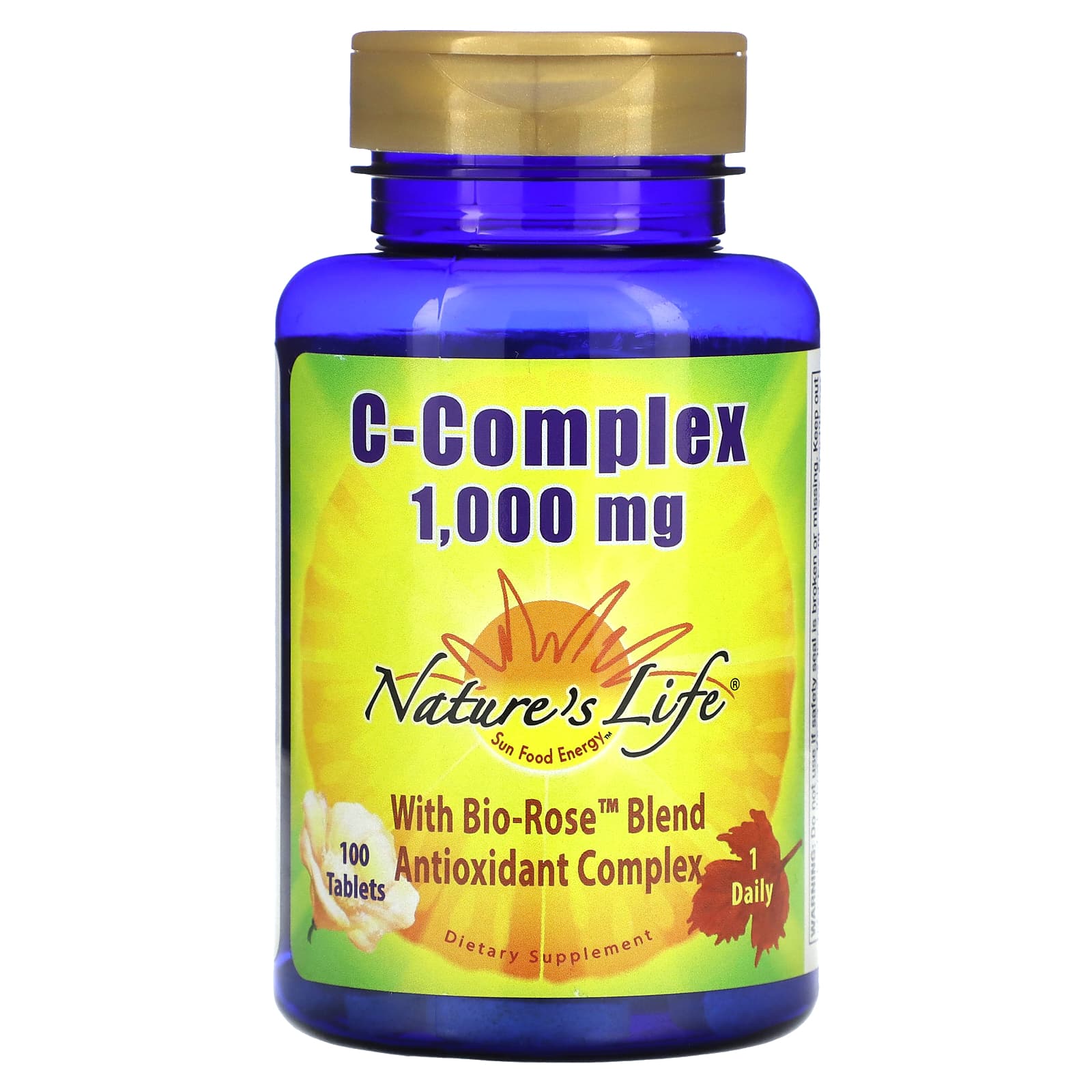 Nature's Life, C-Complex, 1,000 mg, 100 Tablets - Image 1