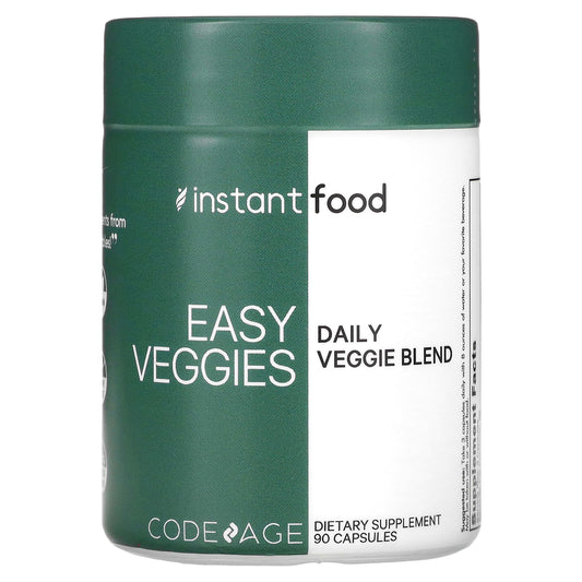 Daily Veggie Blend by CodeAge - 90 Capsules, GMO-Free & Vegan - Image 1