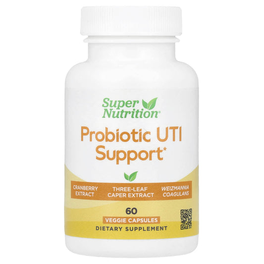 Probiotic UTI Support with Cranberry & Digestive Blend - 60 Veggie Capsules - Image 1