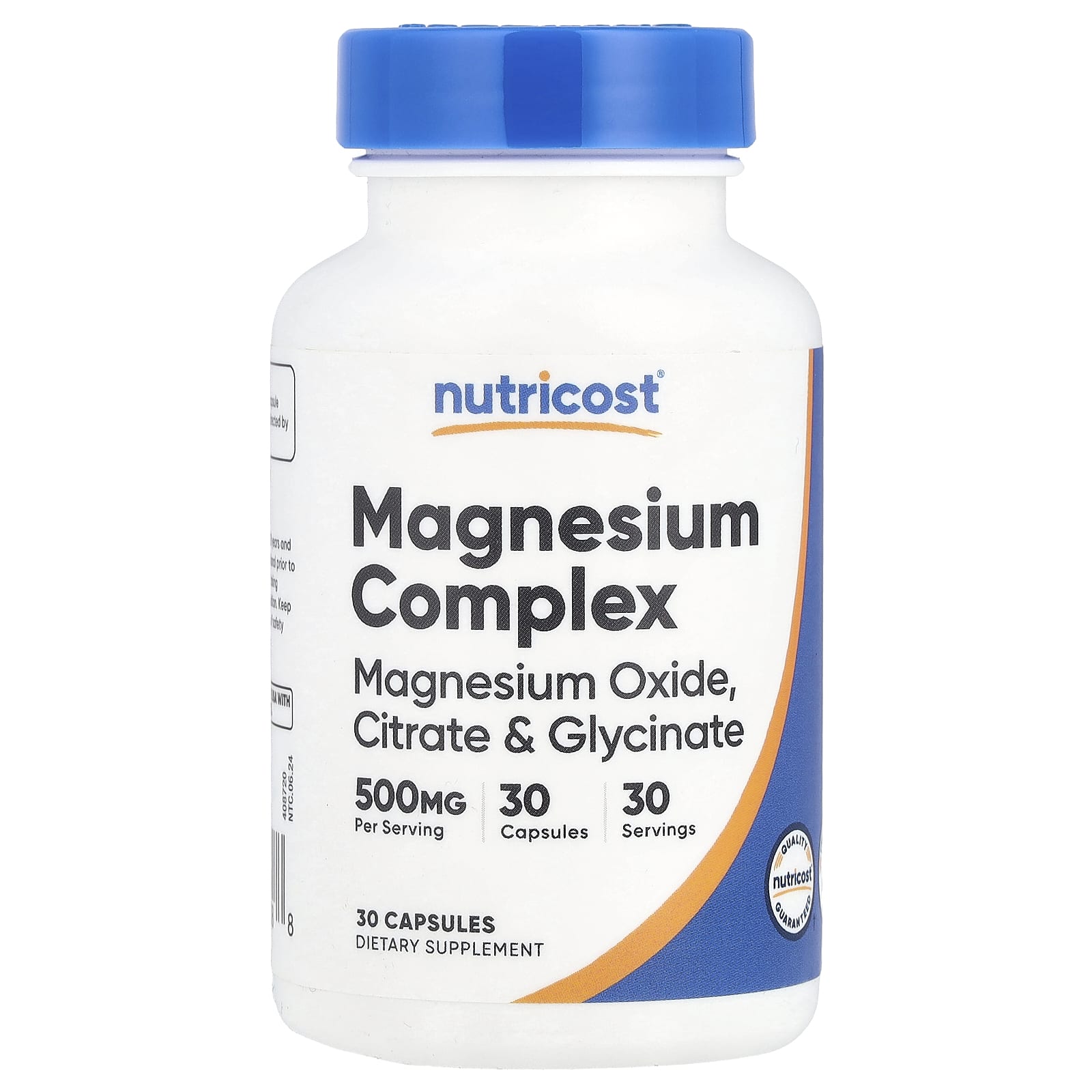 Nutricost, Magnesium Complex, 500 mg, 30 Capsules - Image 1