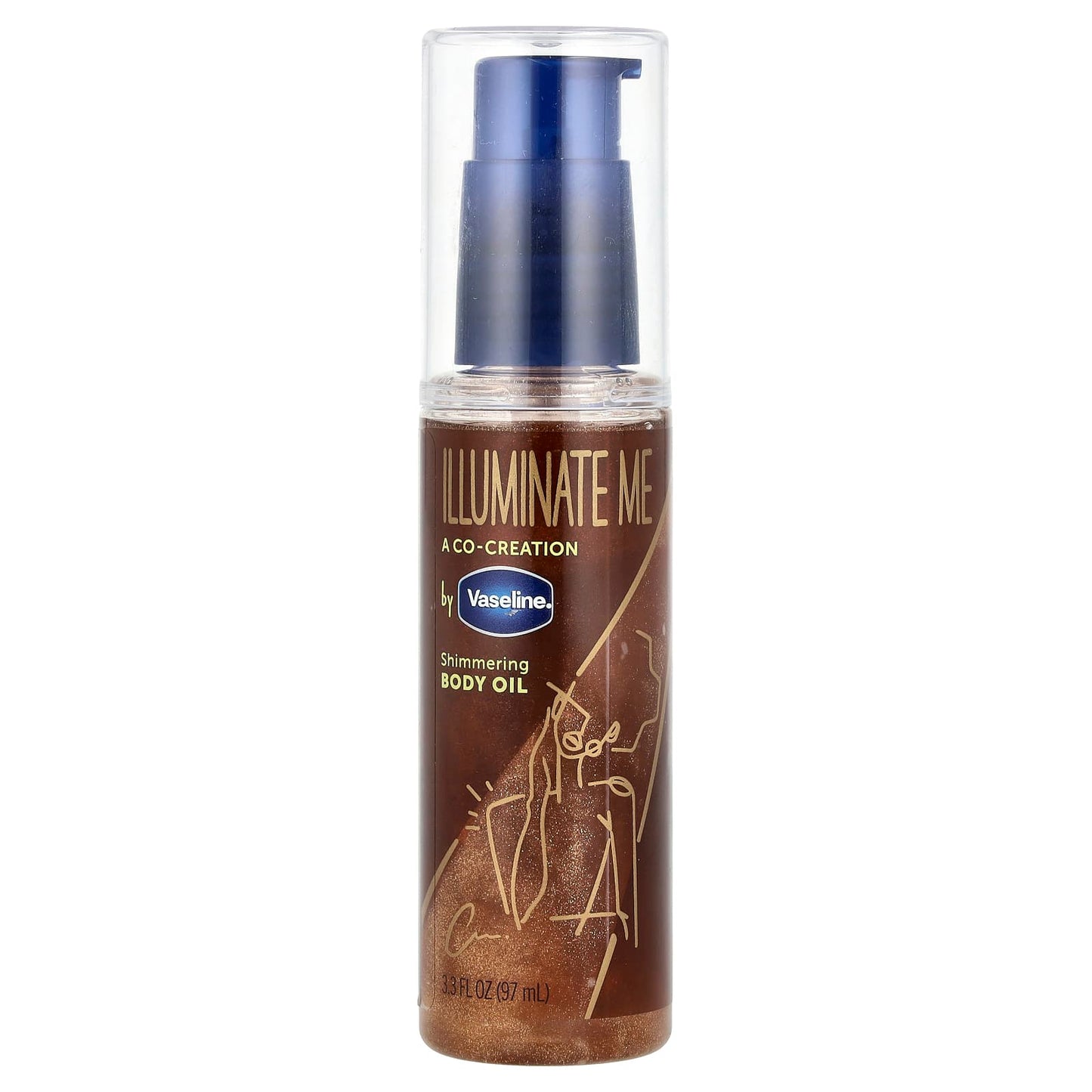 Vaseline, Illuminate Me, Shimmering Body Oil, 3.3 fl oz (97 ml) - Image 1
