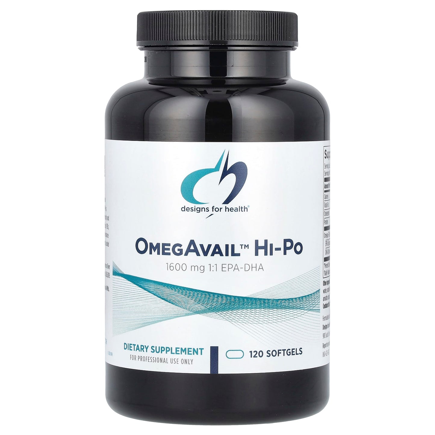 High-Potency Omega-3 Fish Oil Supplement by Designs For Health - Image 1