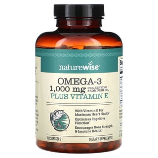 Omega-3 Plus Vitamin E for Heart Health & Cognitive Function
