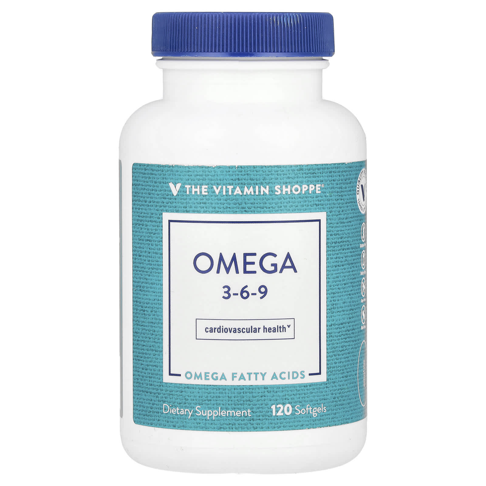 The Vitamin Shoppe, Omega 3-6-9, 120 Softgels - Image 1