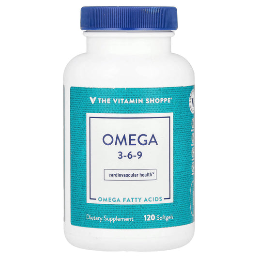 The Vitamin Shoppe, Omega 3-6-9, 120 Softgels - Image 1