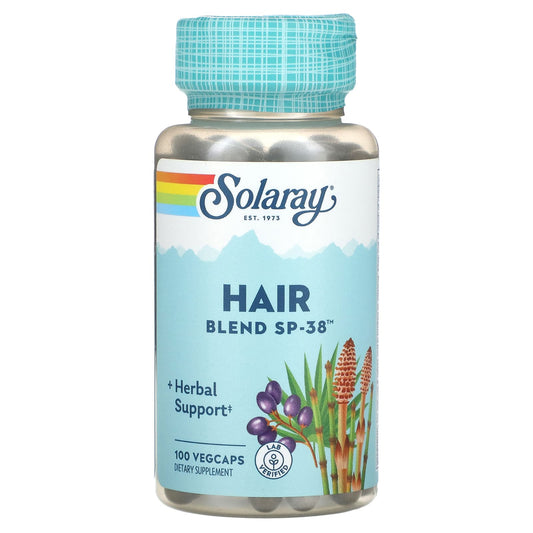 Solaray, Hair Blend SP-38, 100 VegCaps - Image 1