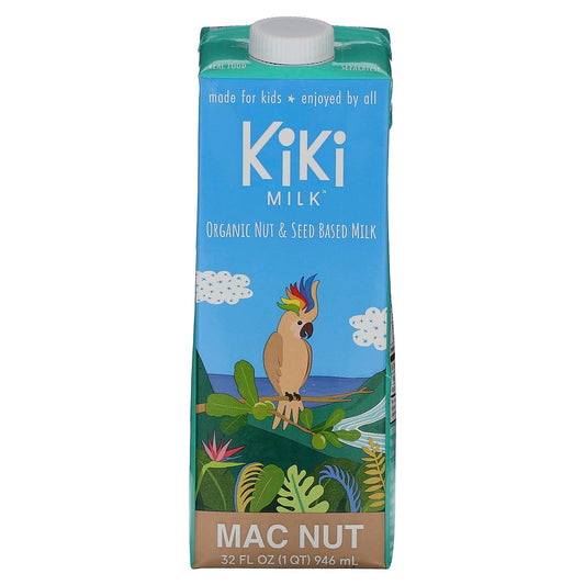 Kiki Milk, Organic Nut & Seed Based Milk, Mac Nut, 32 fl oz (946 ml) - Image 1