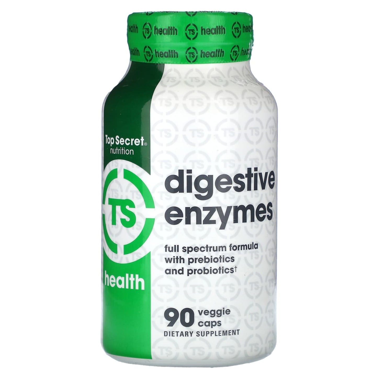 Top Secret Nutrition, Health, Digestive Enzymes , 90 Veggie Caps - Image 1