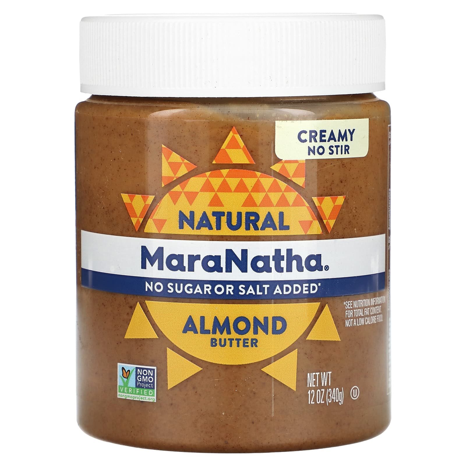 MaraNatha, Natural Almond Butter, Creamy, 12 oz (340 g) - Image 1