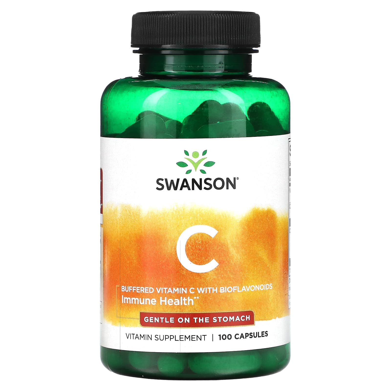 Swanson, Buffered Vitamin C with Bioflavonoids, 100 Capsules - Image 1