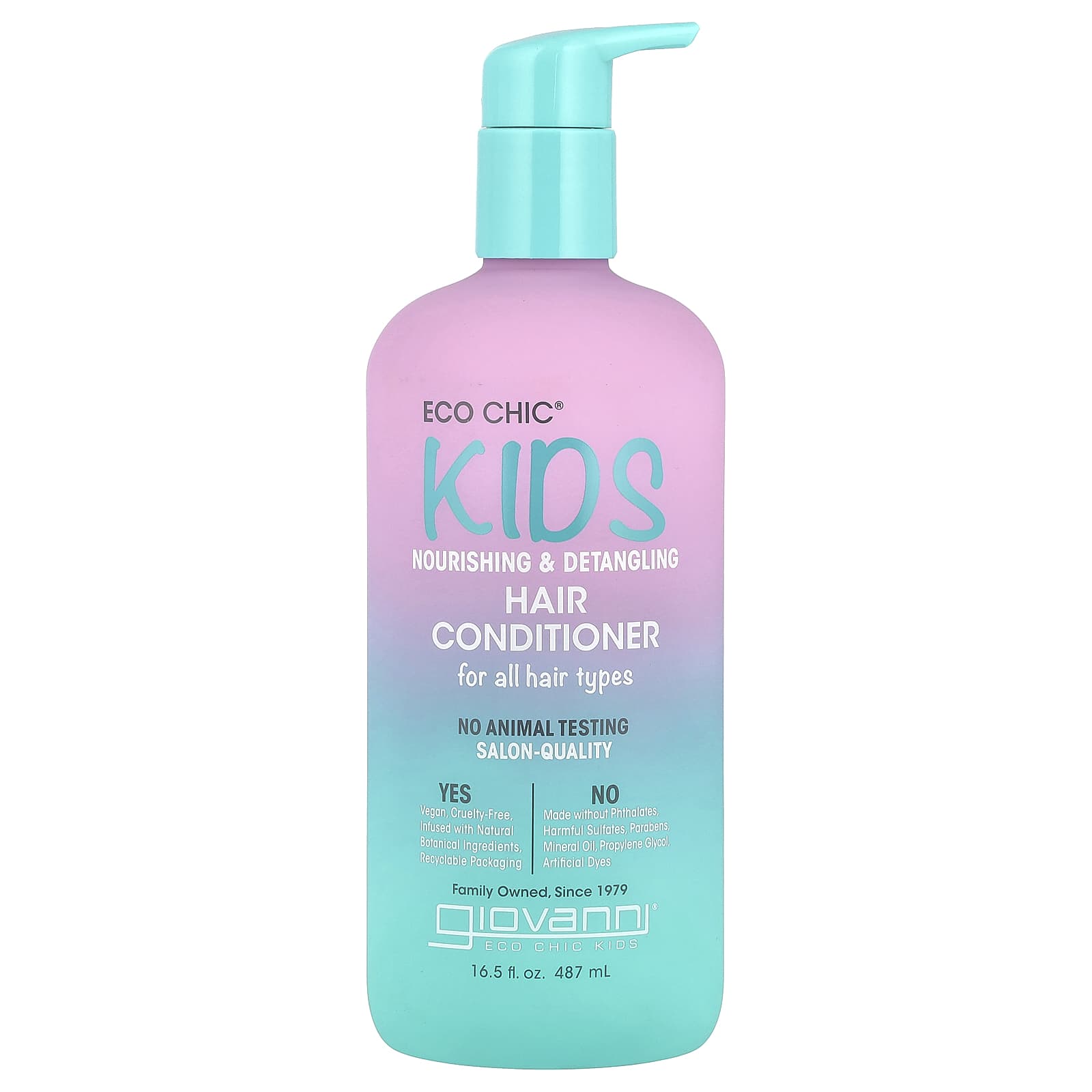 Giovanni Kids Detangling Hair Conditioner, All Hair Types, Cruelty-Free - Image 1