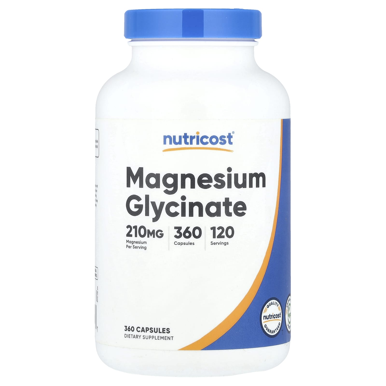 Nutricost, Magnesium Glycinate, 360 Capsules (70 mg per Capsule) - Image 1