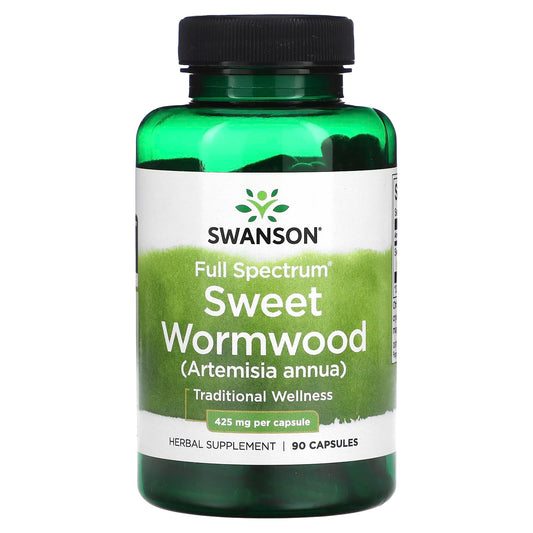 Swanson, Full Spectrum Sweet Wormwood, 425 mg, 90 Capsules - Image 1