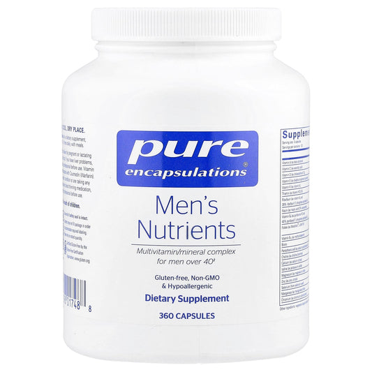 Pure Encapsulations, Men's Nutrients, Multivitamin/Mineral Complex For Men Over 40, 360 Capsules - Image 1