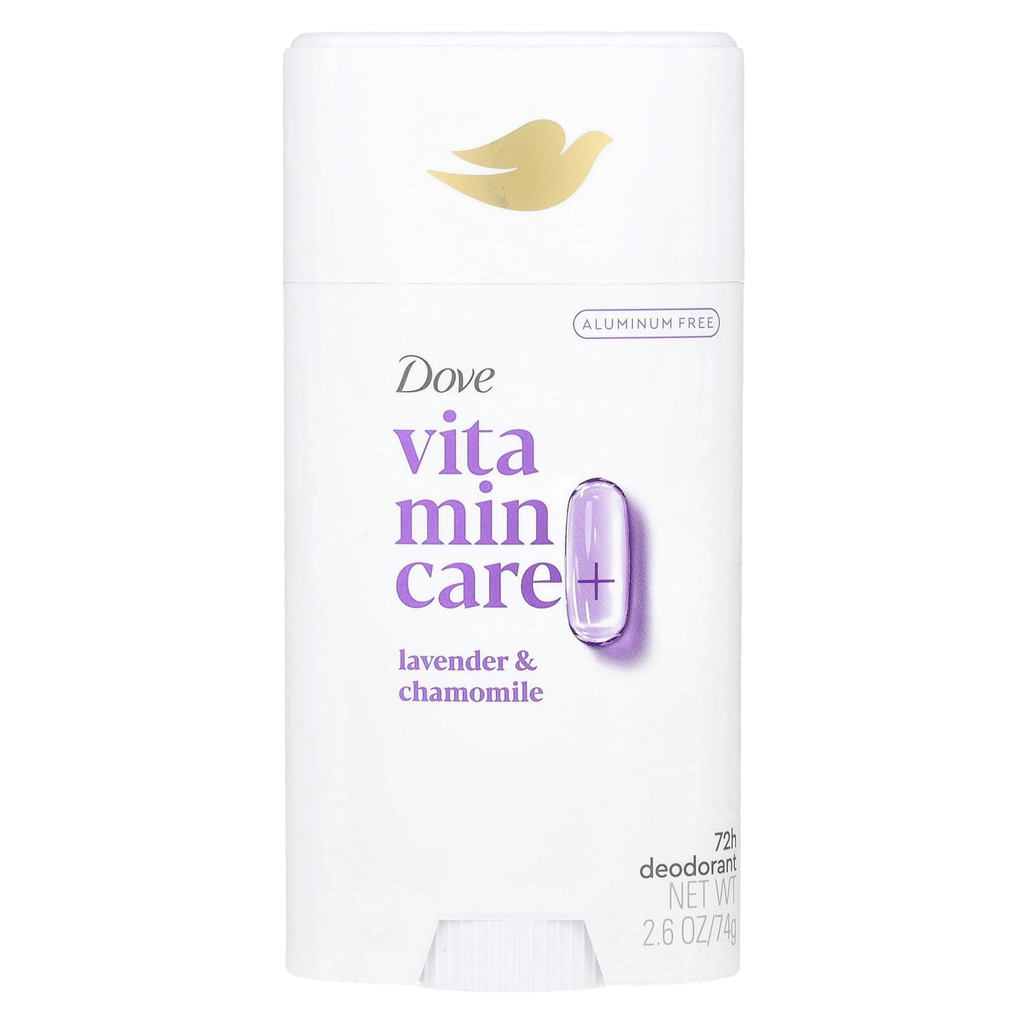<strong>Dove Deodorant, Vitamin Care+ Lavender & Chamomile, 2.6 oz (74g)</strong> - Image 1