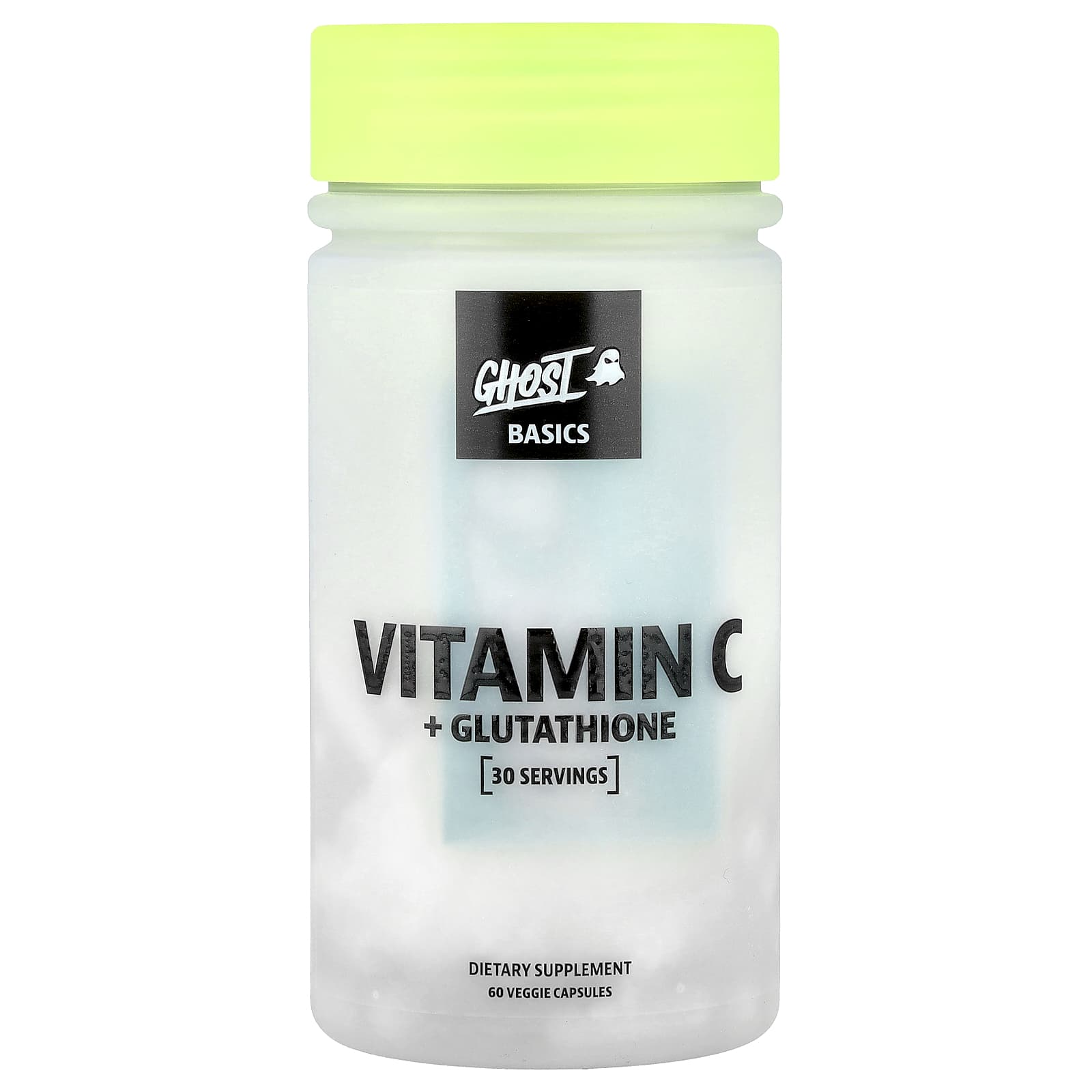 Ghost Vitamin C + Glutathione Supplement 60 Veggie Capsules - Image 1