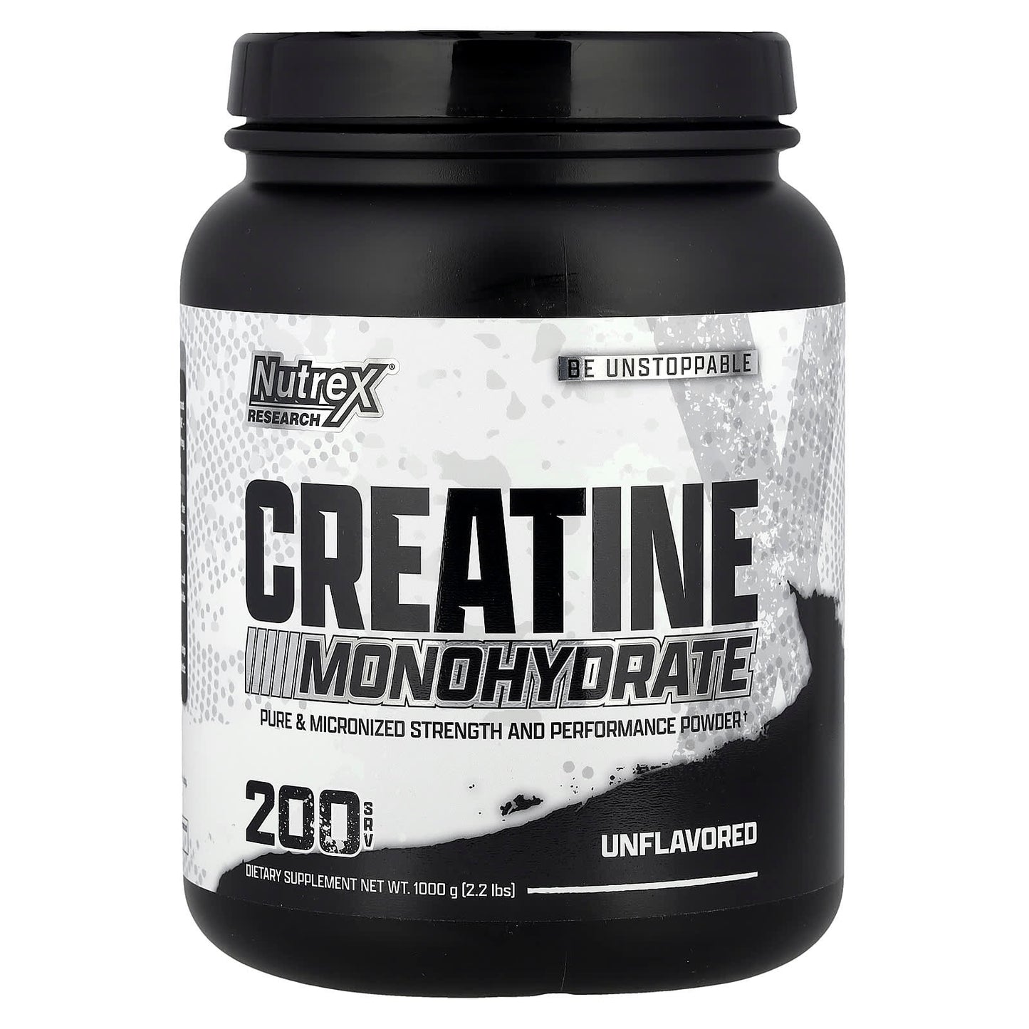Nutrex Research, Creatine Monohydrate, Unflavored, 2.2 lbs (1,000 g) - Image 1