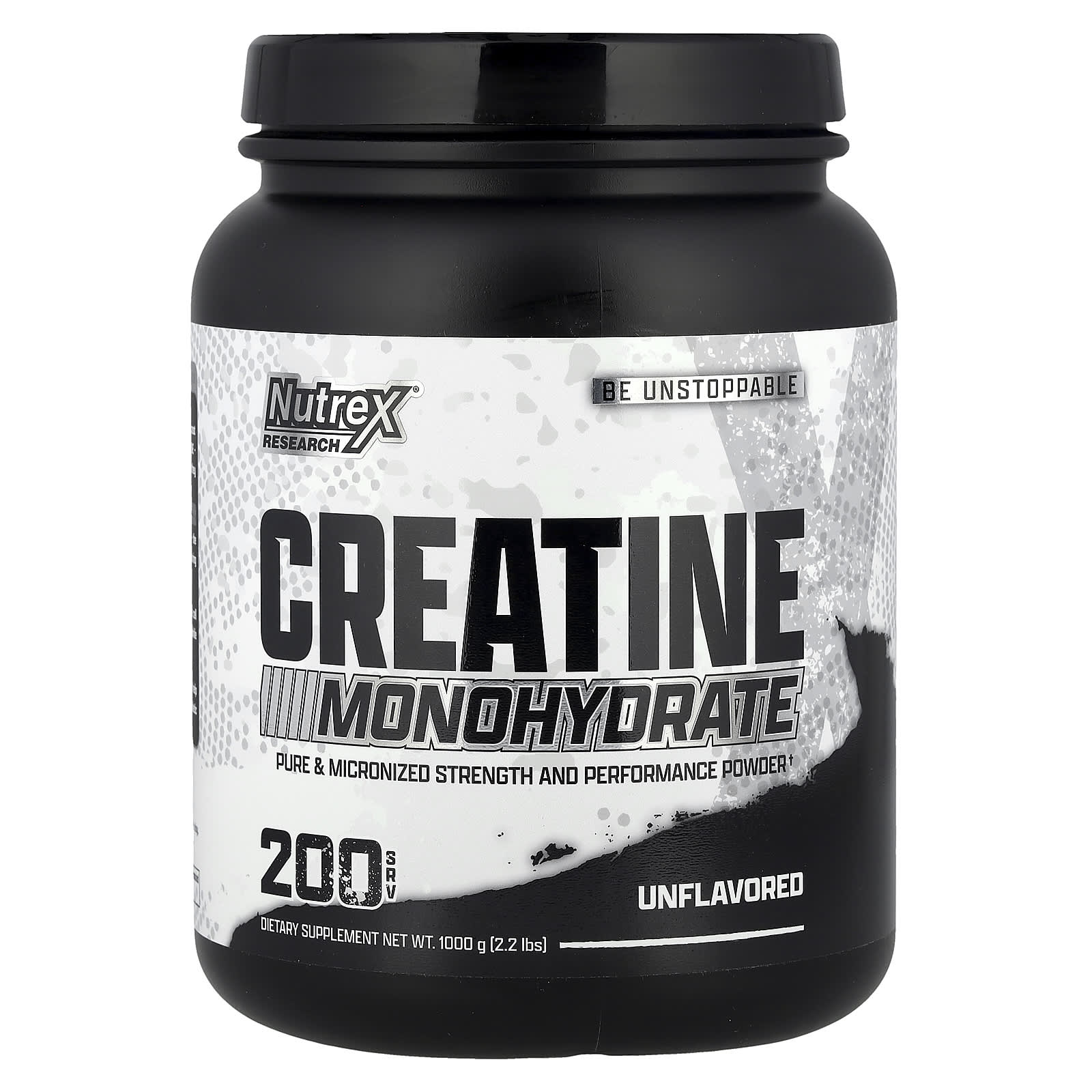 Nutrex Research, Creatine Monohydrate, Unflavored, 2.2 lbs (1,000 g) - Image 1