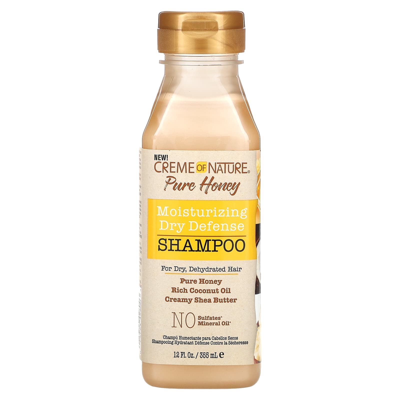 Creme Of Nature Dry Hair Shampoo with Honey & Coconut Oil - Image 1