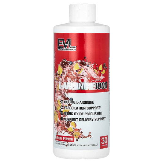 EVLution Nutrition L-Arginine 1000 - Boost Nitric Oxide & Workout Performance - Image 1