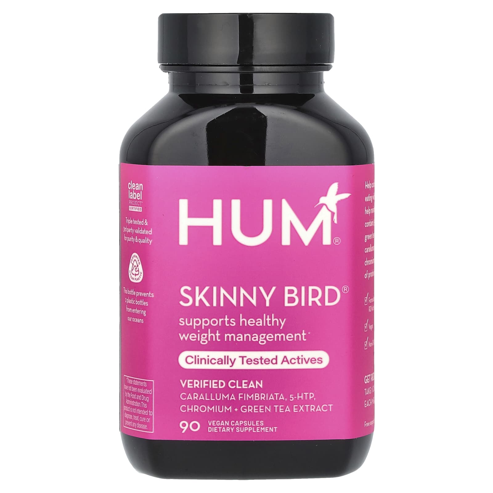 HUM Skinny Bird Vegan Weight Management Support - Image 1