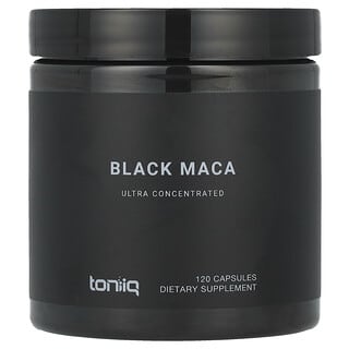 Boost Energy with Toniiq Black Maca Capsules 120 Count