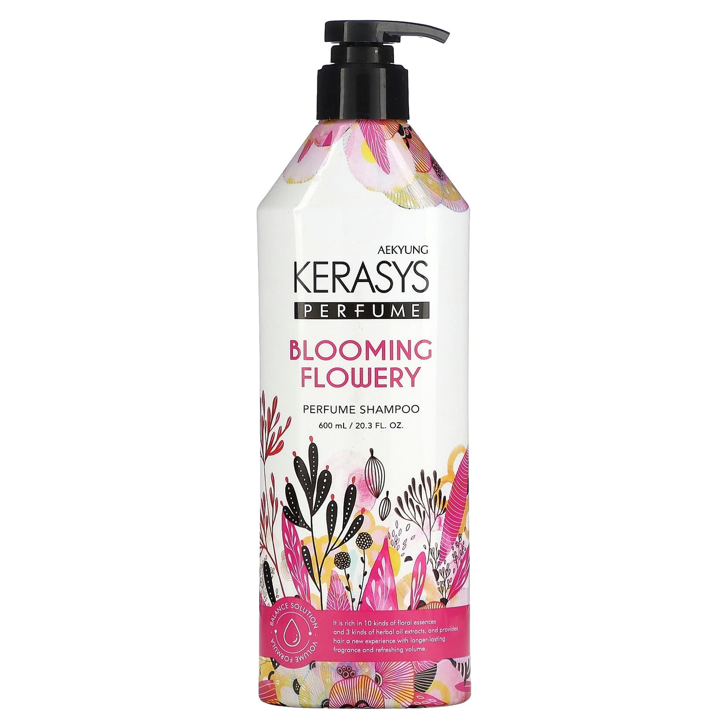 Kerasys, Blooming Flowery Perfume Shampoo, 20.3 fl oz (600 ml) - Image 1