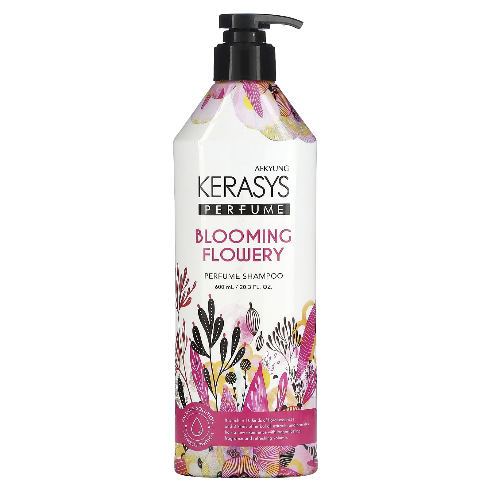 Kerasys, Blooming Flowery Perfume Shampoo, 20.3 fl oz (600 ml) - Image 1