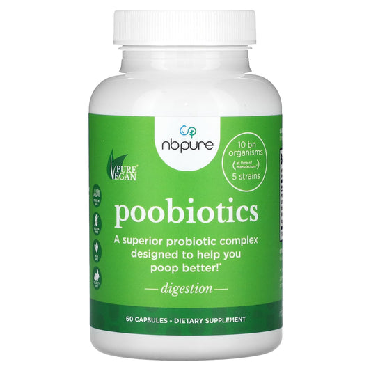 NB Pure, Poobiotics, 60 Capsules - Image 1