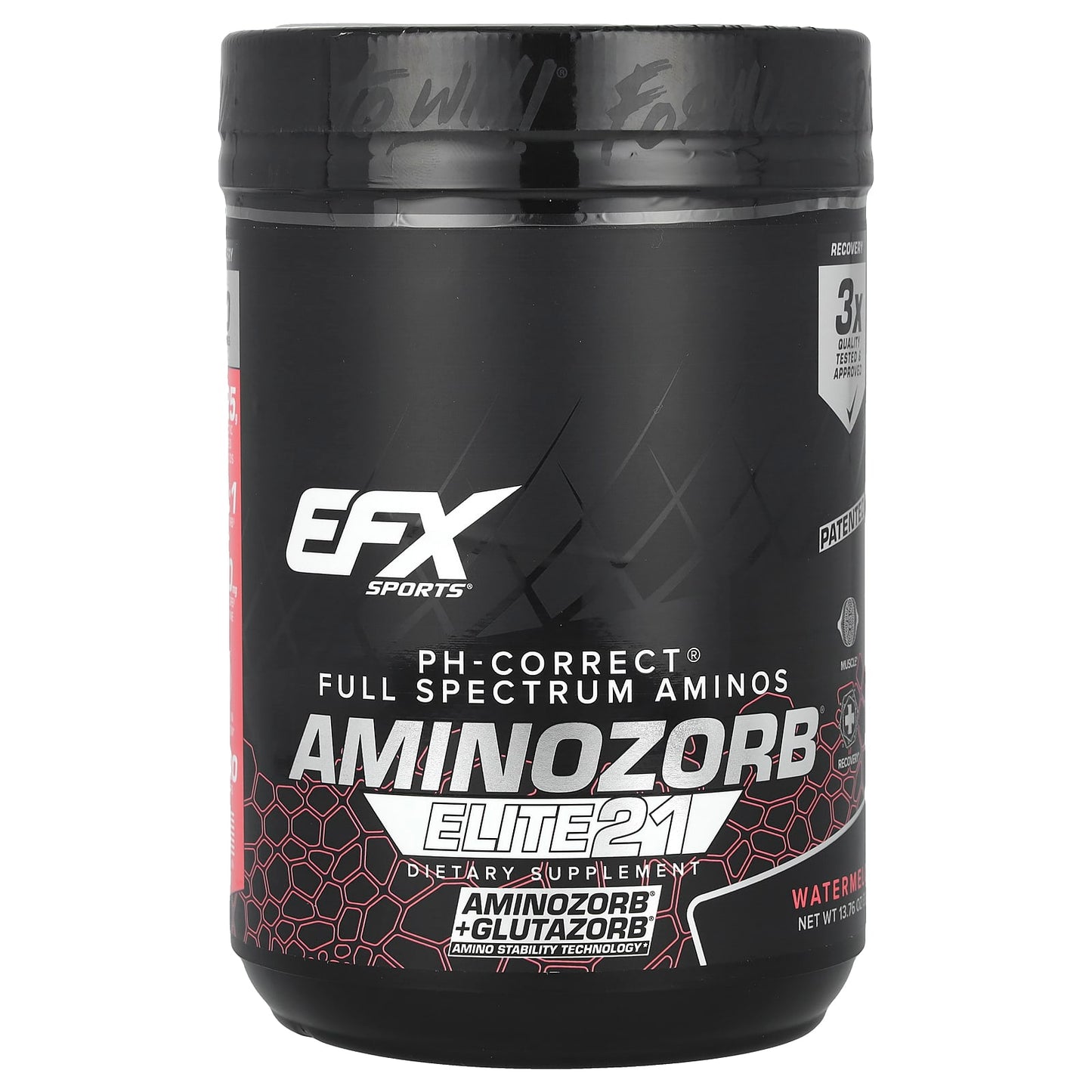 EFX Sports AminoZorb Elite 21 Watermelon Muscle Recovery Supplement - Image 1